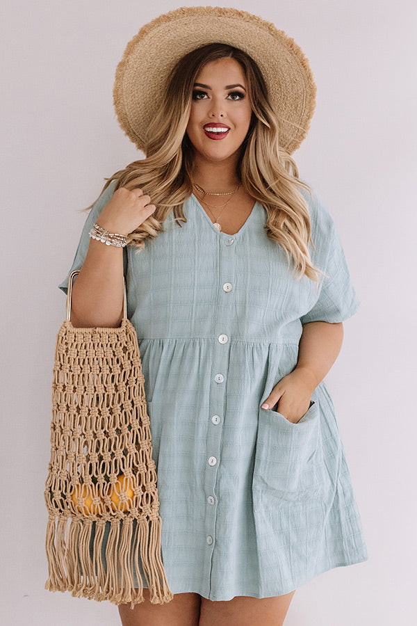 Grayton Beach Babydoll Tunic Dress in Island Paradise Curves Image - 5