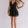 Bali Beautiful Front Tie Romper In Black Image - 1