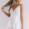 Bali Beautiful Front Tie Romper In White Image - 1