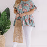 Fleur Fabulous Babydoll Top in Sage Curves Image - 1