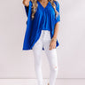 Chic Arrival Shift Dress in Royal Blue Image - 1