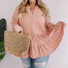 Limos And Lattes Shift Top In Peach  Curves Image - 1