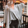 Divine In Destin Knit Cardigan in Grey Image - 1