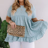 Kisses In Capri Babydoll Top In Island Paradise Curves Image - 1
