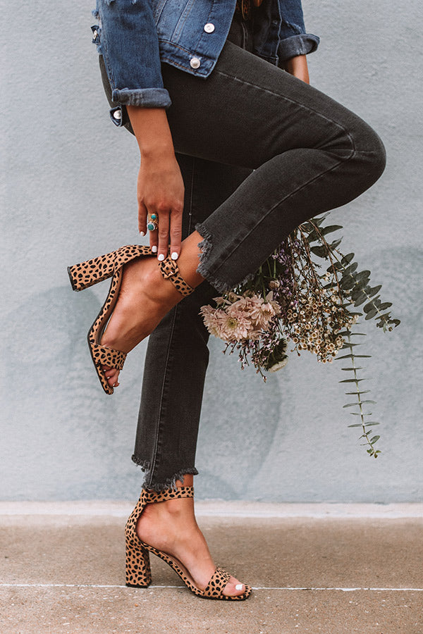 The Ariella Cheetah Print Heel