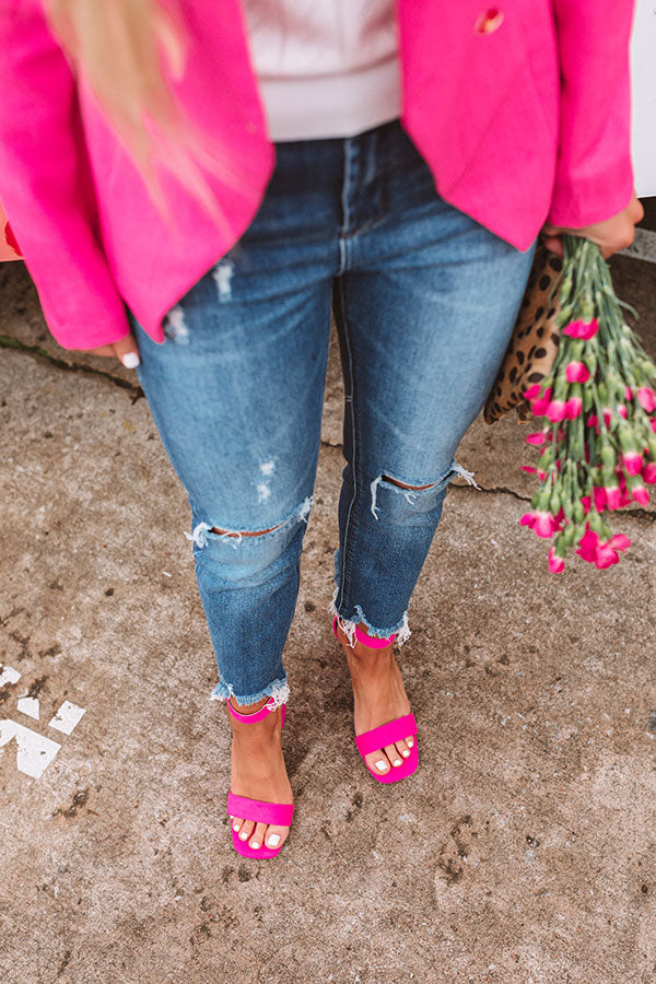 The Ariella Heel in Hot Pink Image - 4