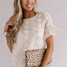 Cause For Applause Shift Top In Cream Image - 1