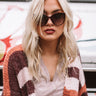 Anywhere On The Map Sunnies In Royal Plum Image - 1