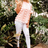 Cause For Applause Shift Top In Peach Image - 1