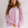Sparks And Kisses Shift Top In Lavender Image - 1