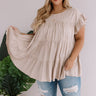 Calm And Carefree Babydoll Top  Curves Image - 1