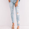 The Laurel Midrise Distressed Skinny Image - 1