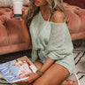 Bali Coast Knit Shift Tunic In Seaglass Image - 1