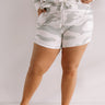 Let's Lounge Camo Shorts Curves Image - 1