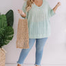 Bali Coast Knit Shift Tunic In Seaglass Curves Image - 1