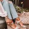 The Allen Wedge In Snake Print Image - 1