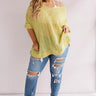 Bali Coast Knit Shift Tunic In Lime Punch Curves Image - 1