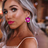 Suite By The Sea Earrings In Hot Pink Image - 1
