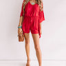 Cute As Can Be Romper In Red Image - 1