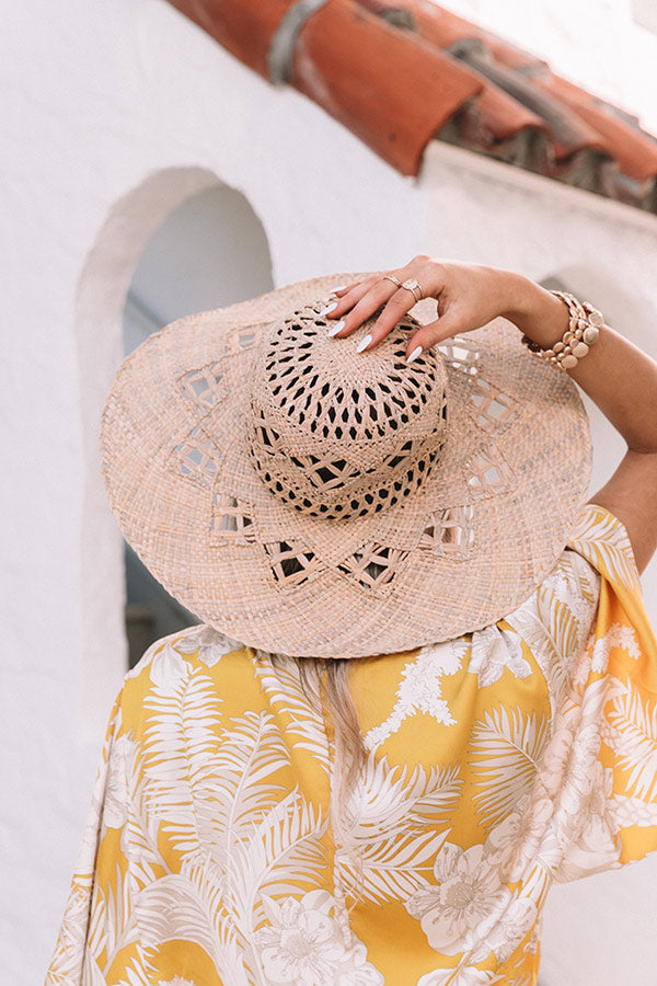 Laying Out In Laguna Woven Hat