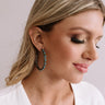 Tahiti, Please Hoop Earrings In Copper Image - 1