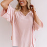 Positive Persona Shift Top In Pink Image - 1