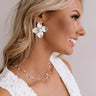 Suite By The Sea Earrings In White Image - 1