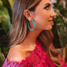 Bay Of Bliss Beaded Hoop Earrings Image - 1