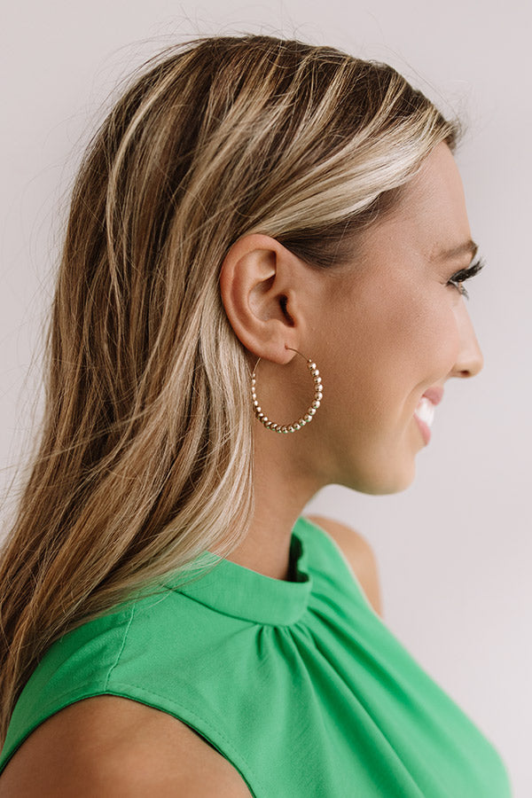 Maldives Dreaming Hoop Earrings