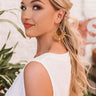 Excited For Paradise Earrings In Mustard Image - 1
