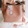 Tour De Chic Faux Leather Tote in Pink Image - 1