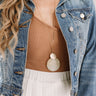 It's The Little Things Semi Precious Necklace In Primrose Yellow Image - 1