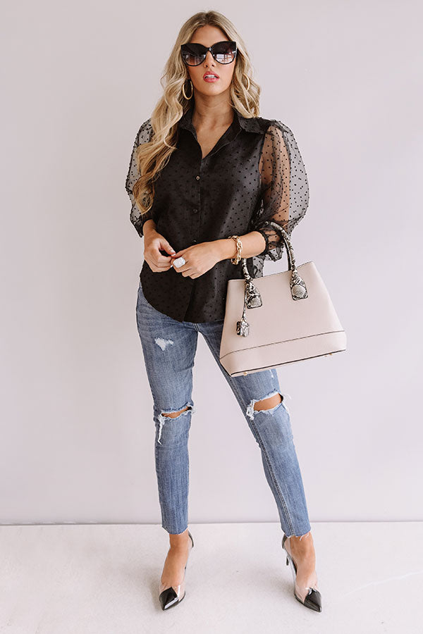 Your Biggest Fan Faux Leather Tote in Birch Image - 4