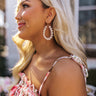Sun-Sational Beaded Earrings In Champagne Image - 1