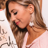 Tropic Occasion Tassel Earrings In Light Hazelnut Image - 1