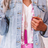 On Tropics Time Necklace In Fuchsia Image - 1