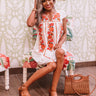 Coconut Crush Embroidered Shift Dress Image - 1