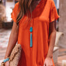 On Tropics Time Necklace In Turquoise Image - 1