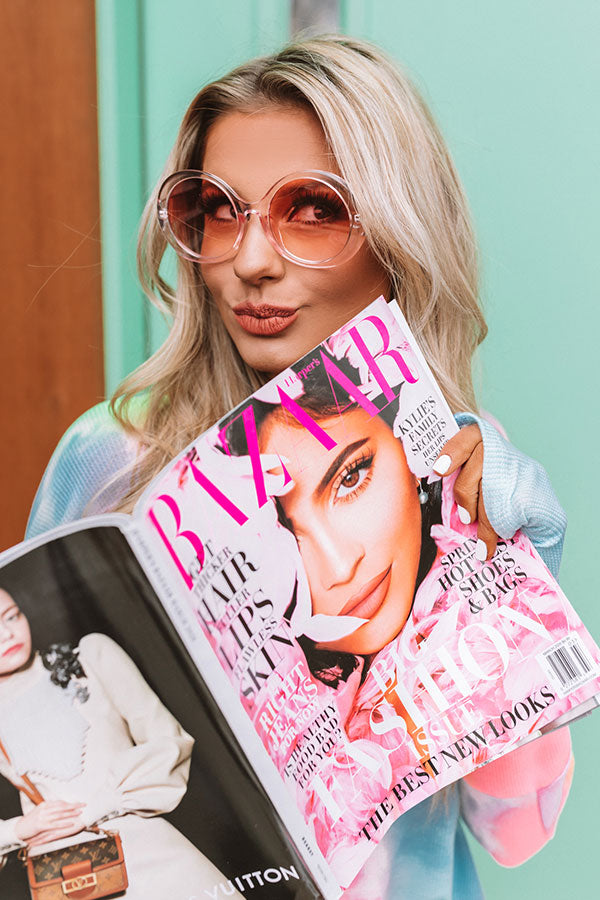 Relaxing Poolside Sunnies in Pink
