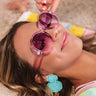 Relaxing Poolside Sunnies in Purple Image - 1