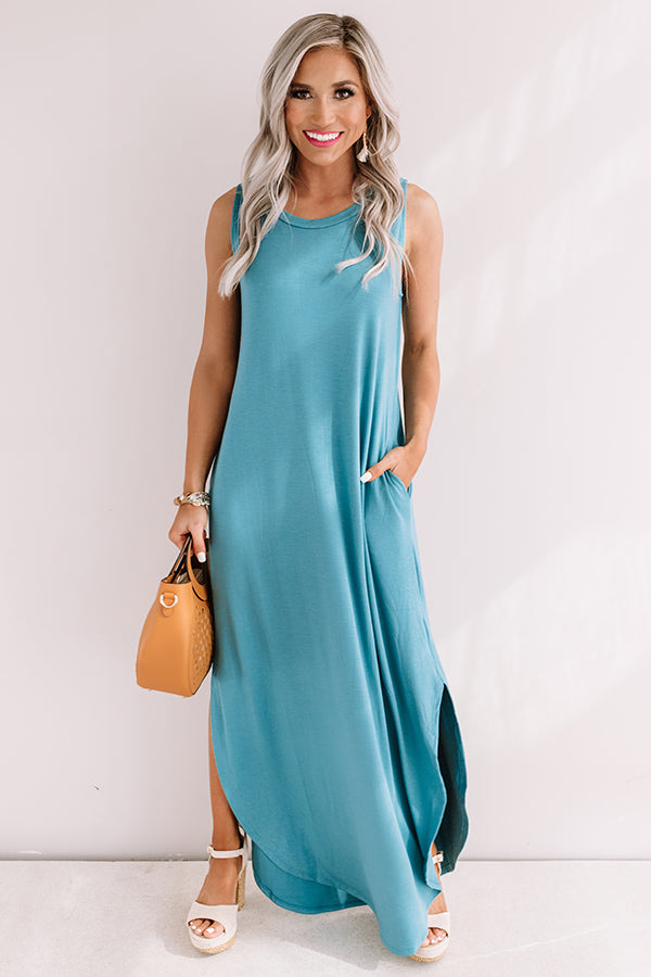 Pretty Prophecy Maxi In Teal