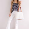 Cali Coast Stripe Shift Tank In Navy Image - 1