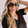 Relaxing Poolside Sunnies in Black Image - 1