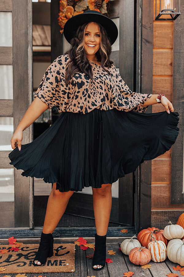 Made To Dance Skirt In Black Curves