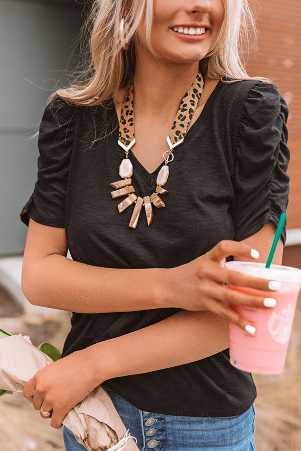 Chic Reputation Leopard Necklace