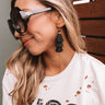 Aruba Kisses Tassel Earrings In Black Image - 1