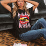 Rock And Roll Tee In Black Image - 1