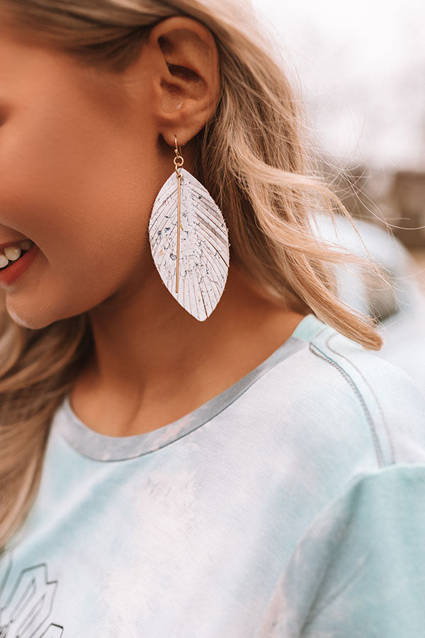 Talk Of The Boardwalk Earrings In Stone