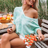 Cali Breeze Waffle Knit Top Image - 1