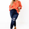 The Celine High Waist Distressed Skinny   Curves Image - 1